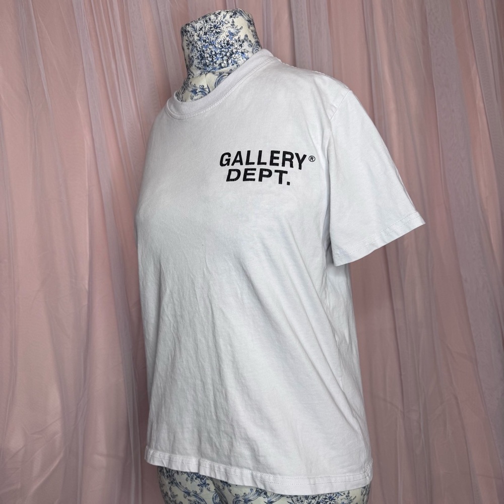 Gallery Dept White T-Shirt Size Small - Picture 3 of 4